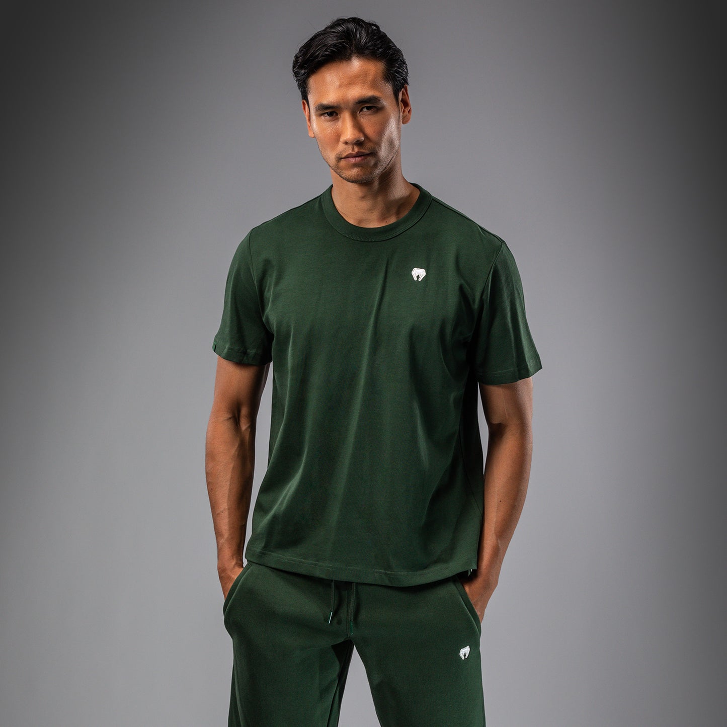 Venum Silent Power T-Shirt - フォレストグリーン
