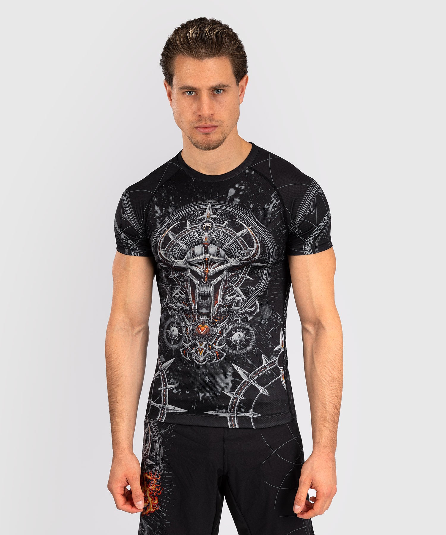 Venum Gladiator 5.0 ショート・スリーブ Tシャツ - ブラック