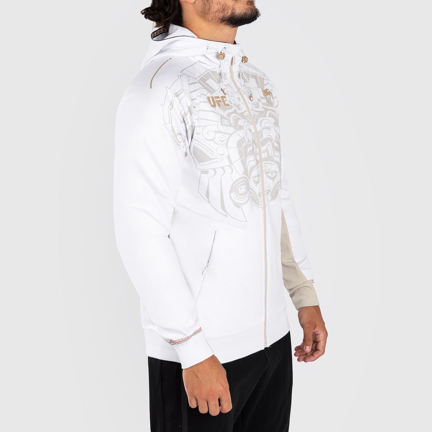 Noche UFC by Venum Authentic Fight Night メンズ ウォークアウト パーカー - ホワイト