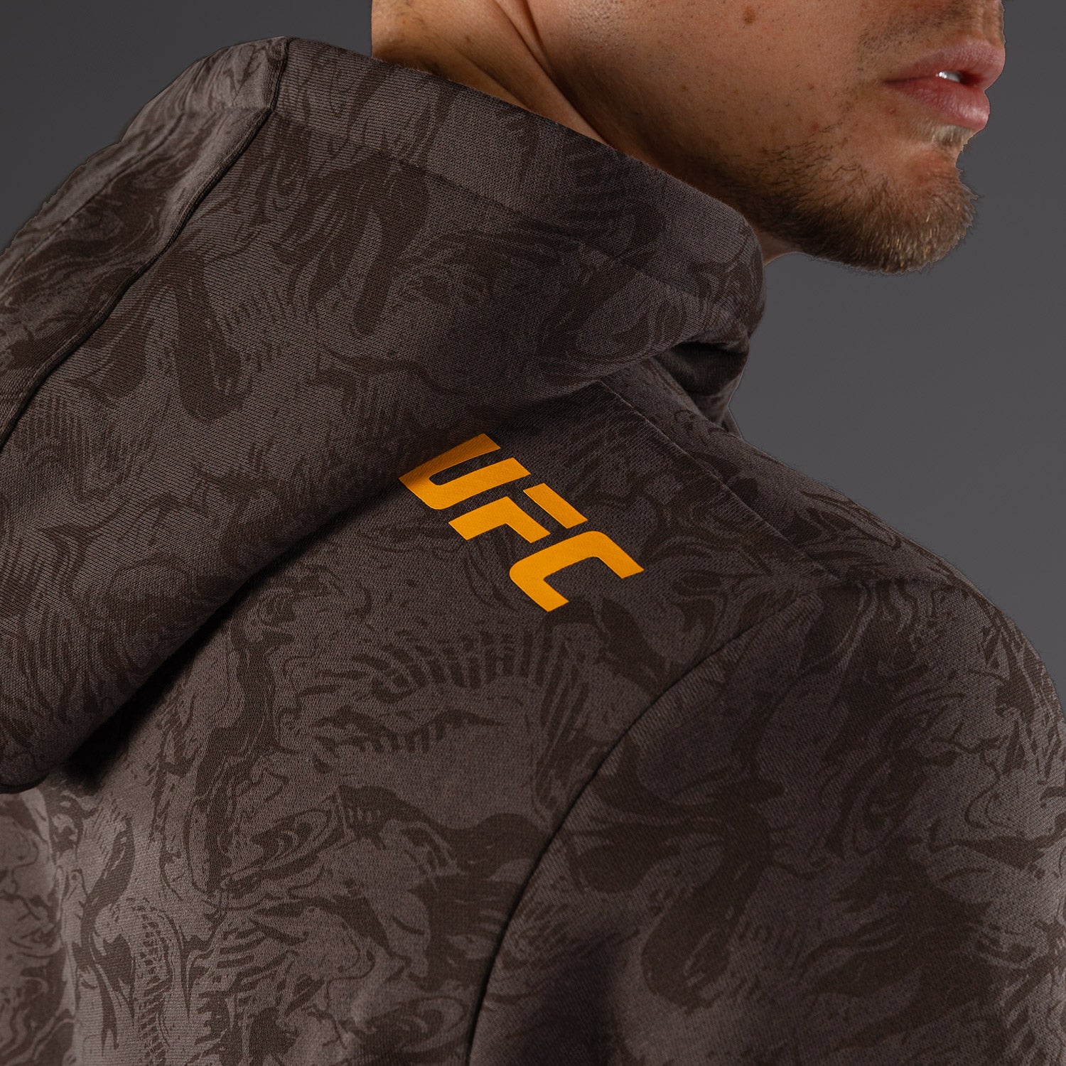 UFC Fusion by Venum Fight Week スウェットシャツ UFC Fusion by Venum Fight Week Men's Zip Hoodie - Oceanic