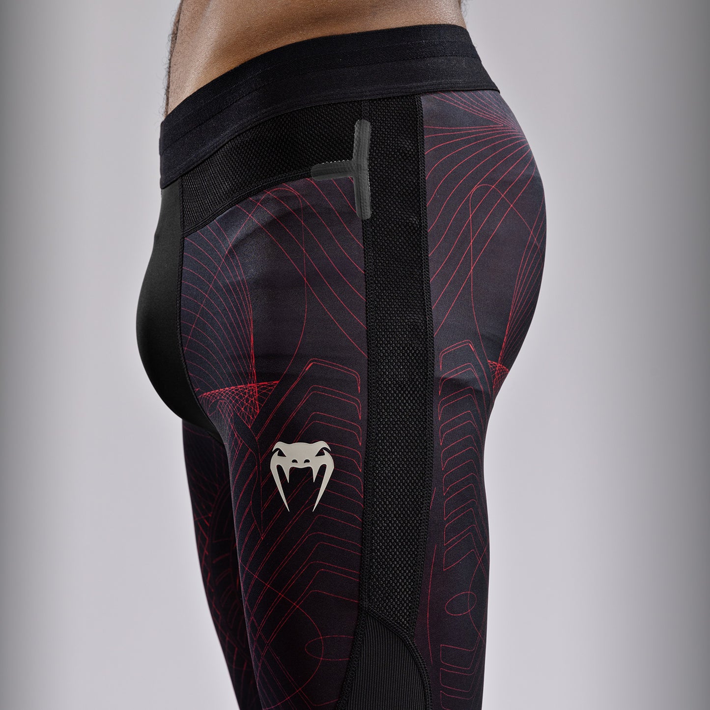 Venum G-Fit Air スパッツ メンズ - ディープブラック/ファイヤーレッド