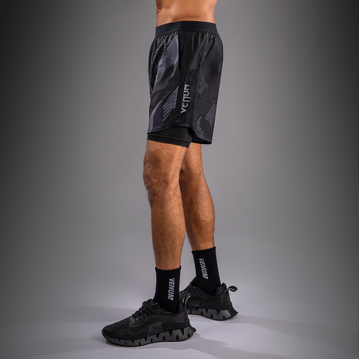 Venum No-Gi 6.0 トレーニングショーツ - ブラック/グレー