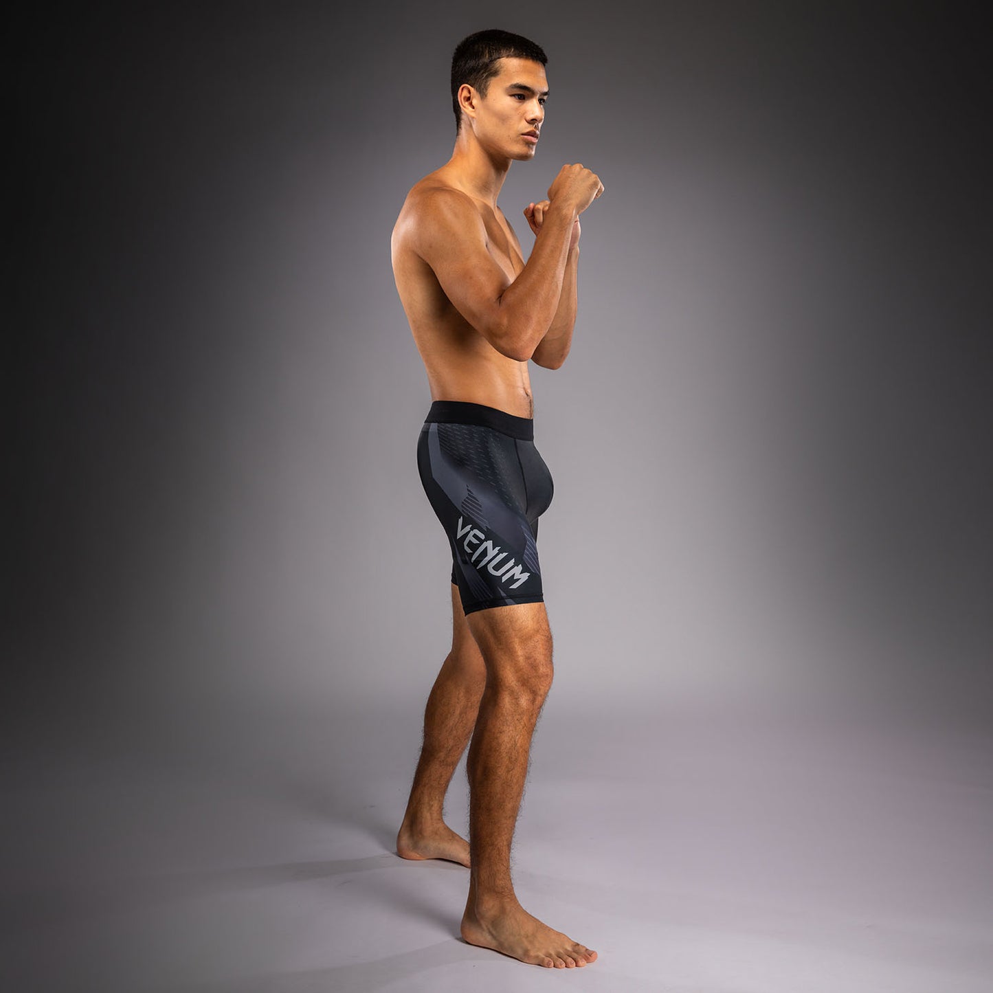 Venum No-Gi 6.0 コンプレッションショーツ - ブラック/グレー