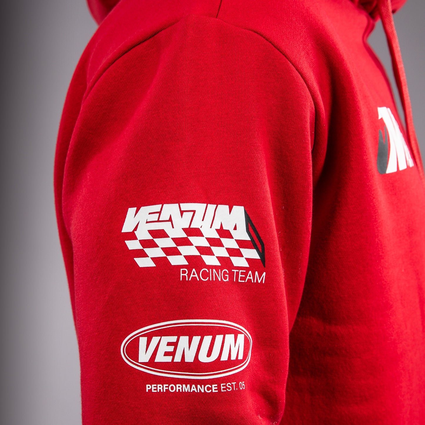 Venum Motorsport - レーサーレッド フーディ