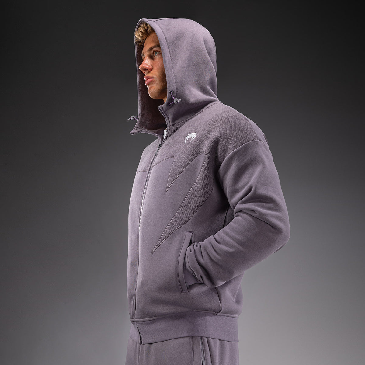 Venum Attack Fleece & Weave トラックジャケット - ラベンダーグレー