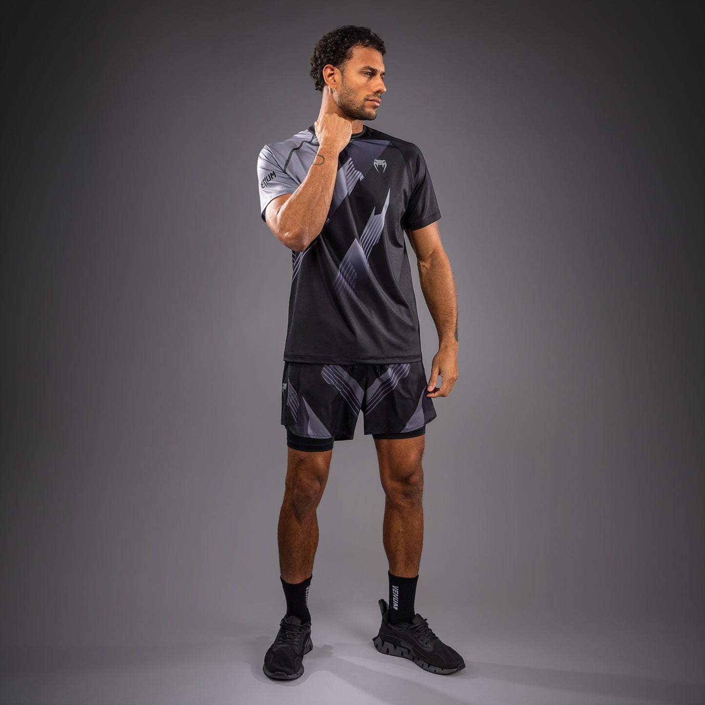 Venum No-Gi 6.0 ドライテック - ブラック/グレー