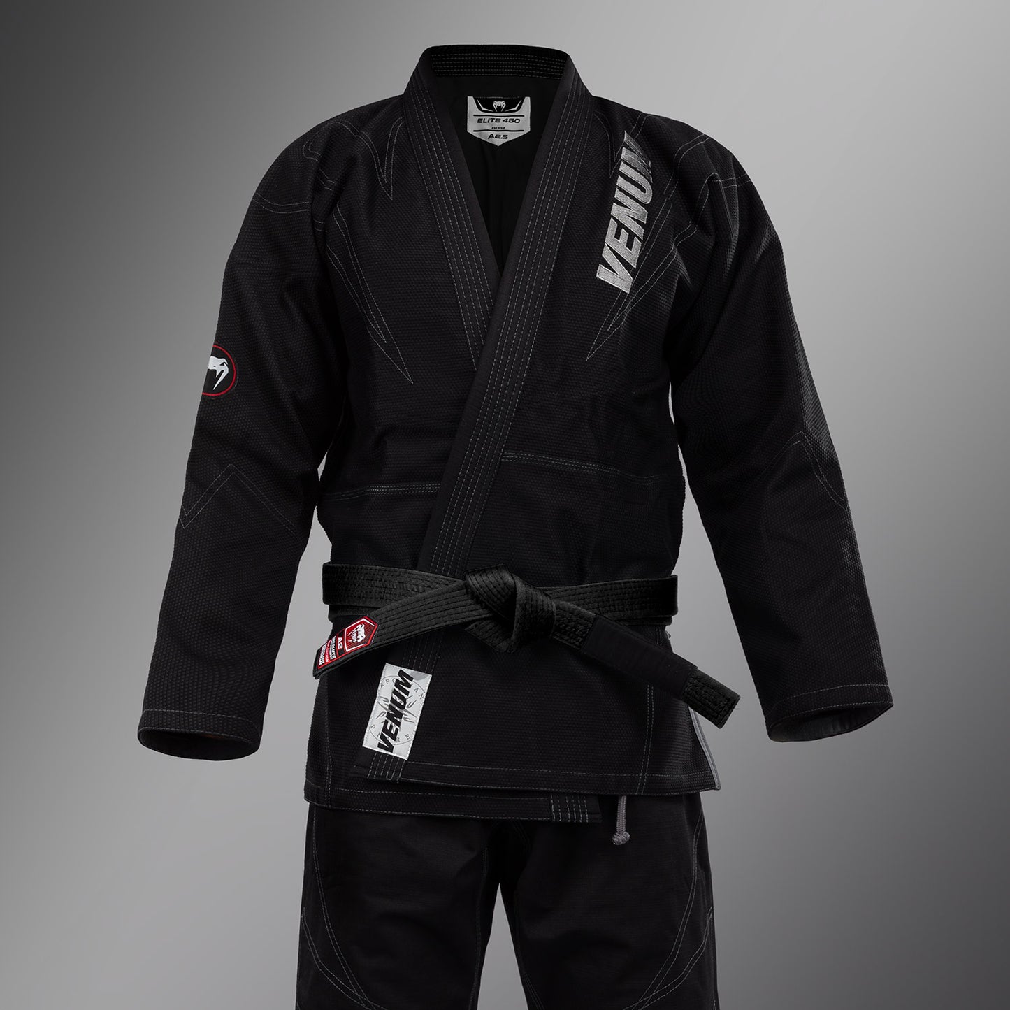 Venum Elite 5.0 – 450 – ブラジリアン柔術ギ – ブラック