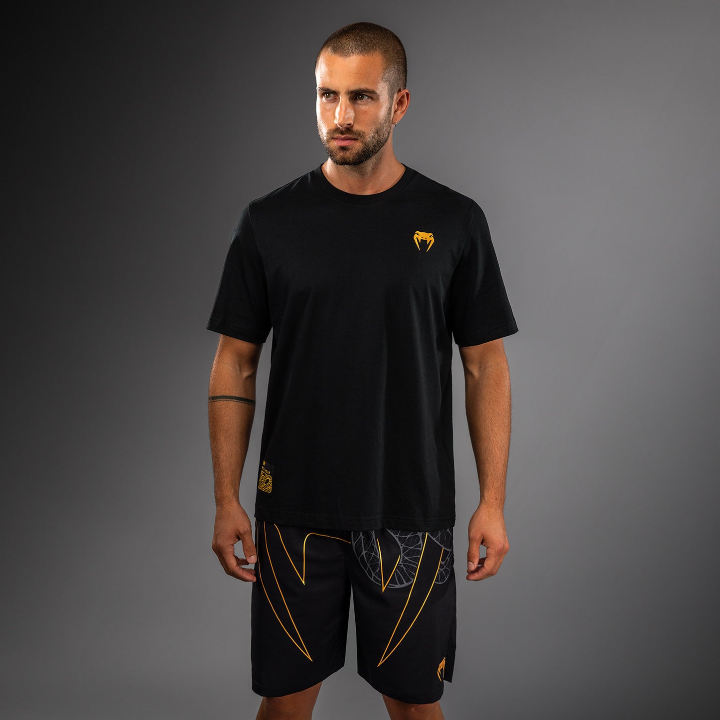Venum Serpenti Tシャツ – ブラック/シルバー/ゴールド