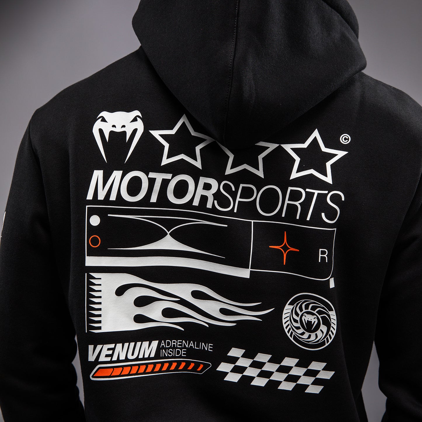 Venum Motorsport - ディープブラック フーディ