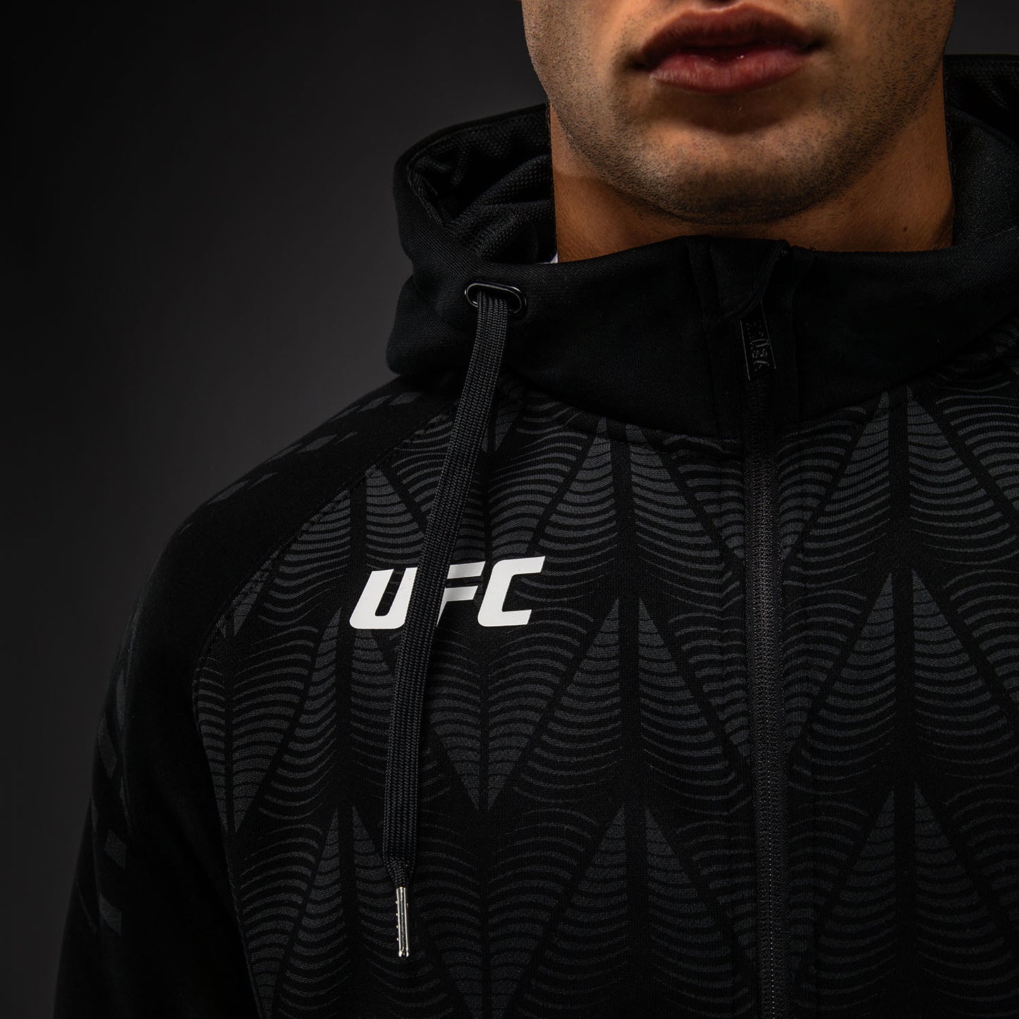 UFC Zenith by Venum Replica ジップパーカー メンズ - ブラック