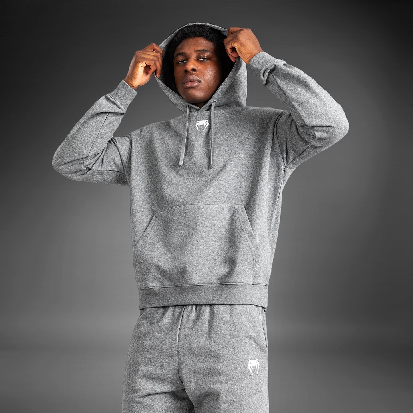 Venum Vortex XL Lite Men's Hoodie - ライトヘザーグレー