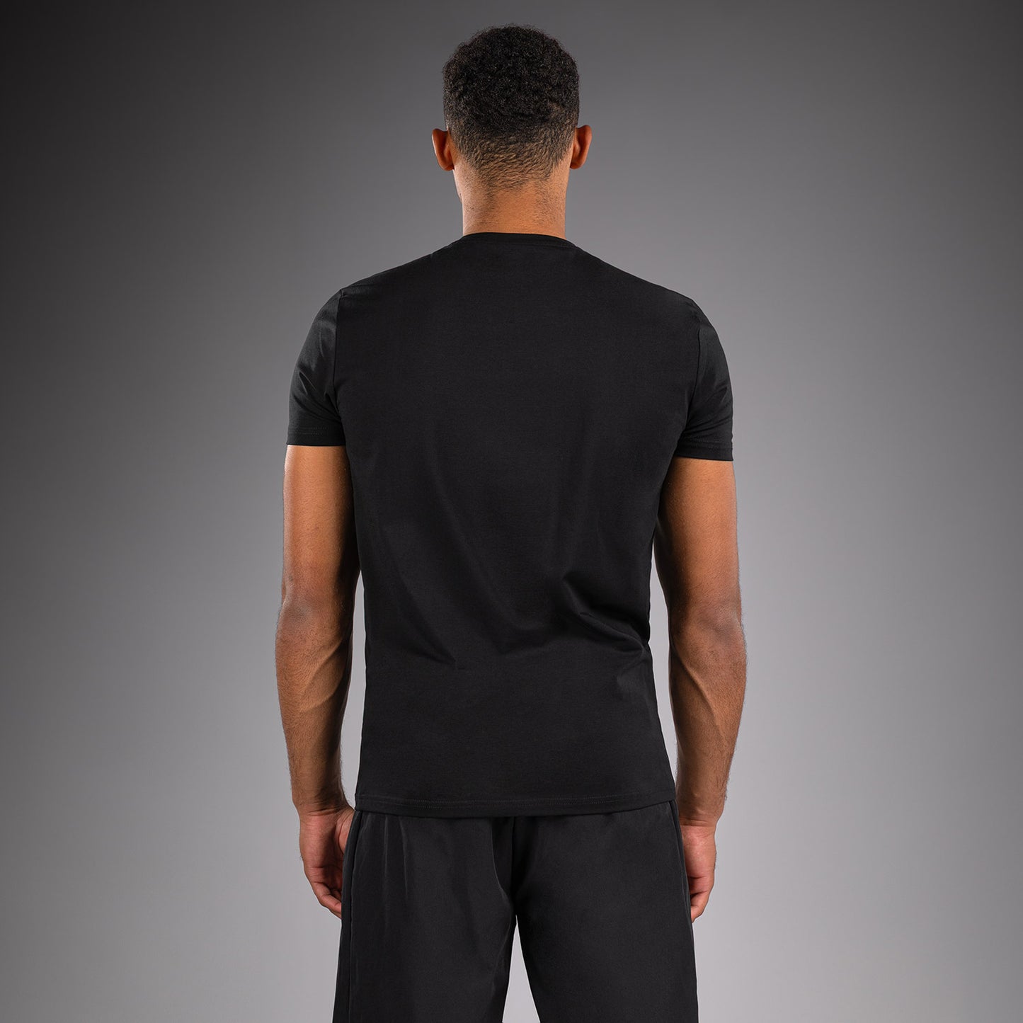 Venum Adrenaline Tシャツ – ブラック/シルバーグレー