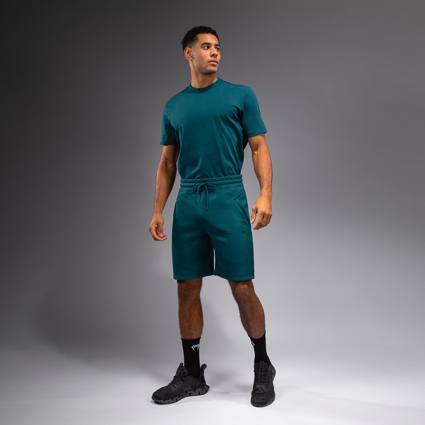 Venum Silent Power コットンショーツ - Paon Green