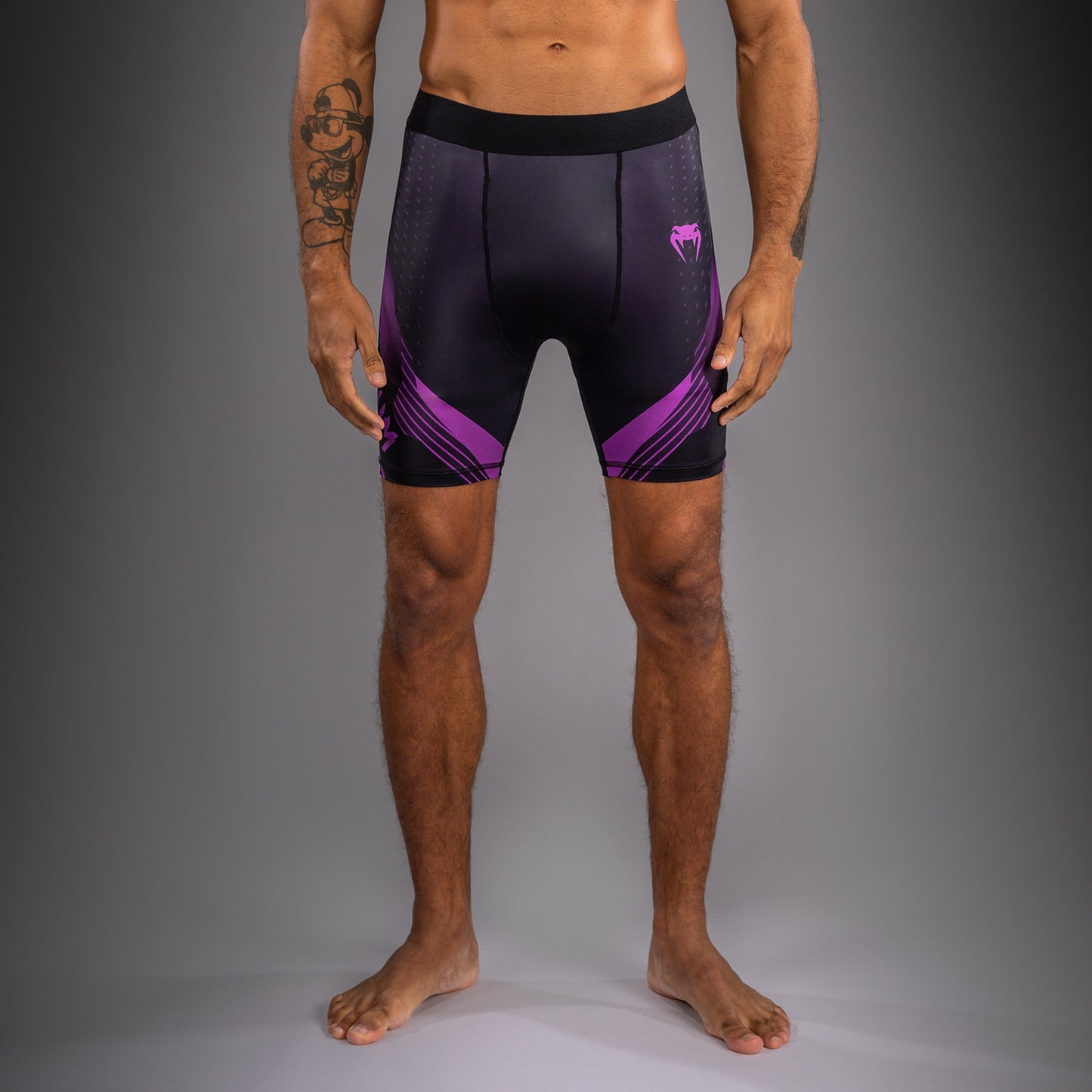 Venum No-Gi 6.0 コンプレッションショーツ - ブラック/パープル