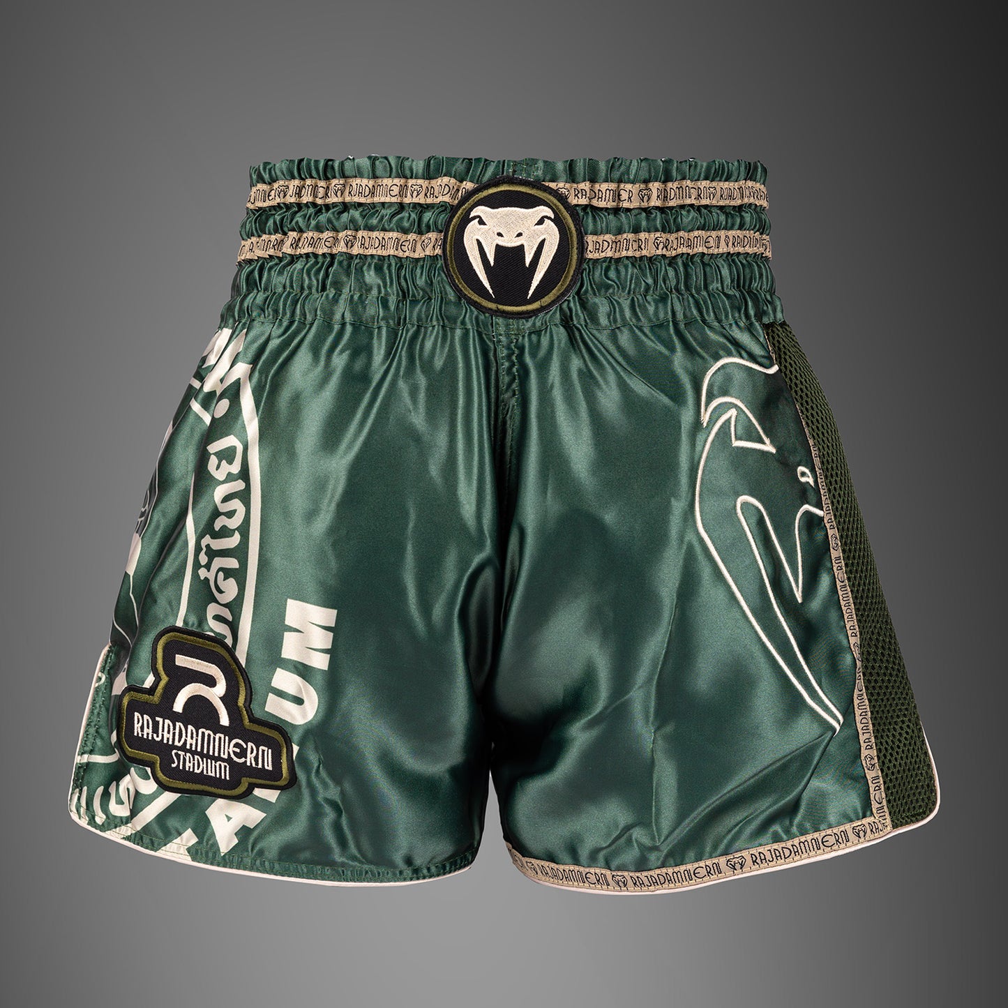 Venum x Rajadamnern Muay Thai ショーツ - ミリタリーグリーン