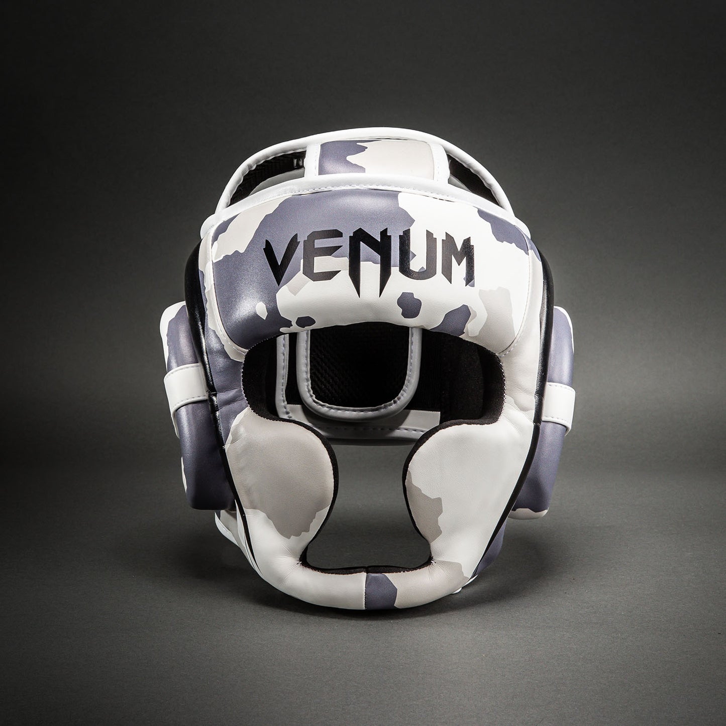 Venum Elite Camo ヘッドギア – ホワイト/ライトグレー