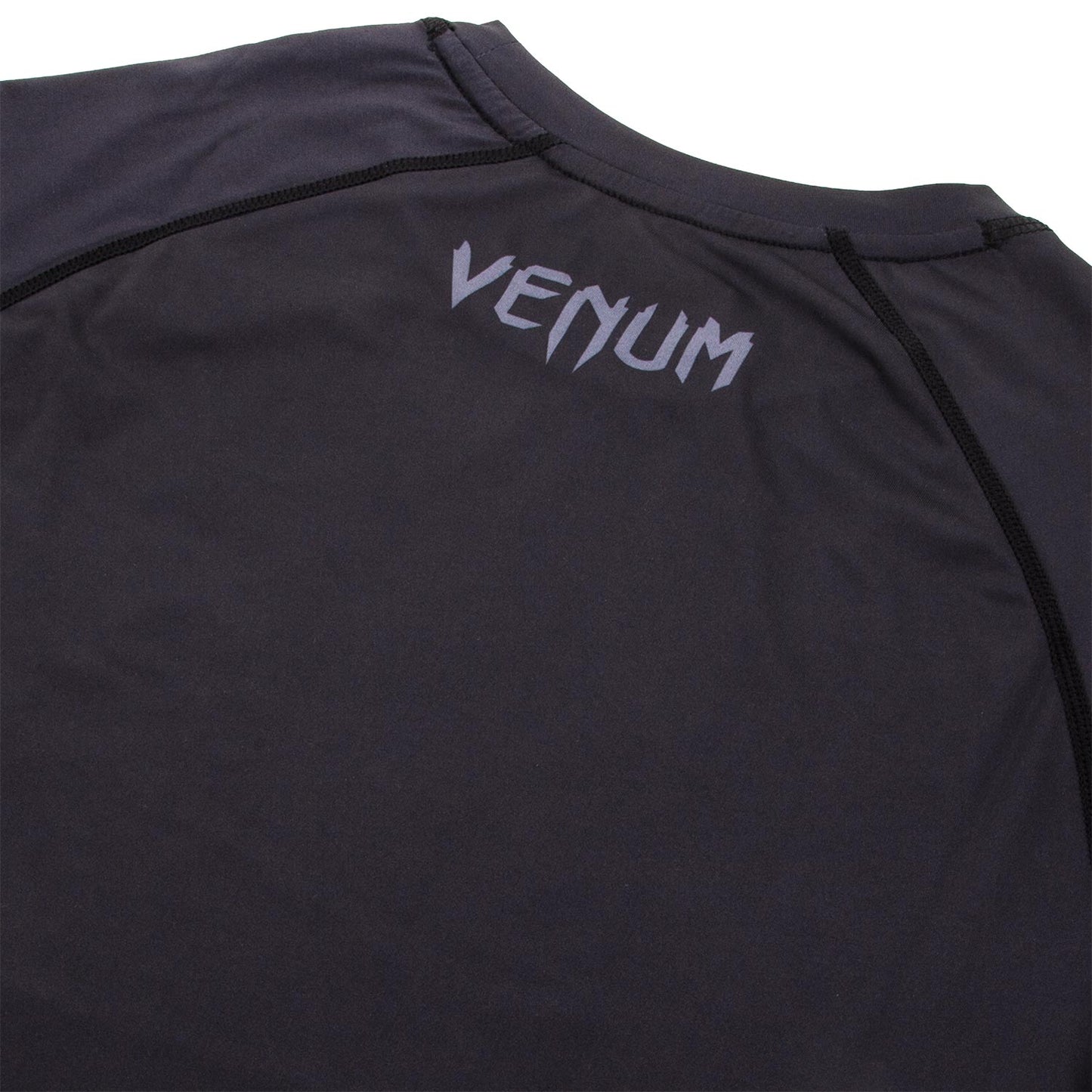 Venum Contender 3.0 コンプレッション Tシャツ - 長袖 - ブラック/グレー