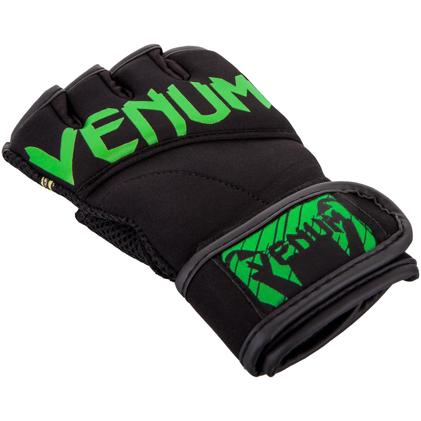 Venum Aero Body フィットネスグローブ - ブラック/ネオ・イエロー