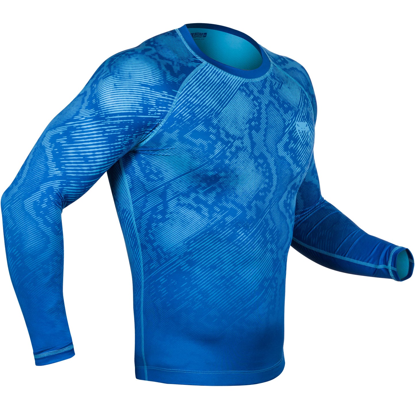 Venum Fusion コンプレッション Tシャツ（長袖） - ブルー