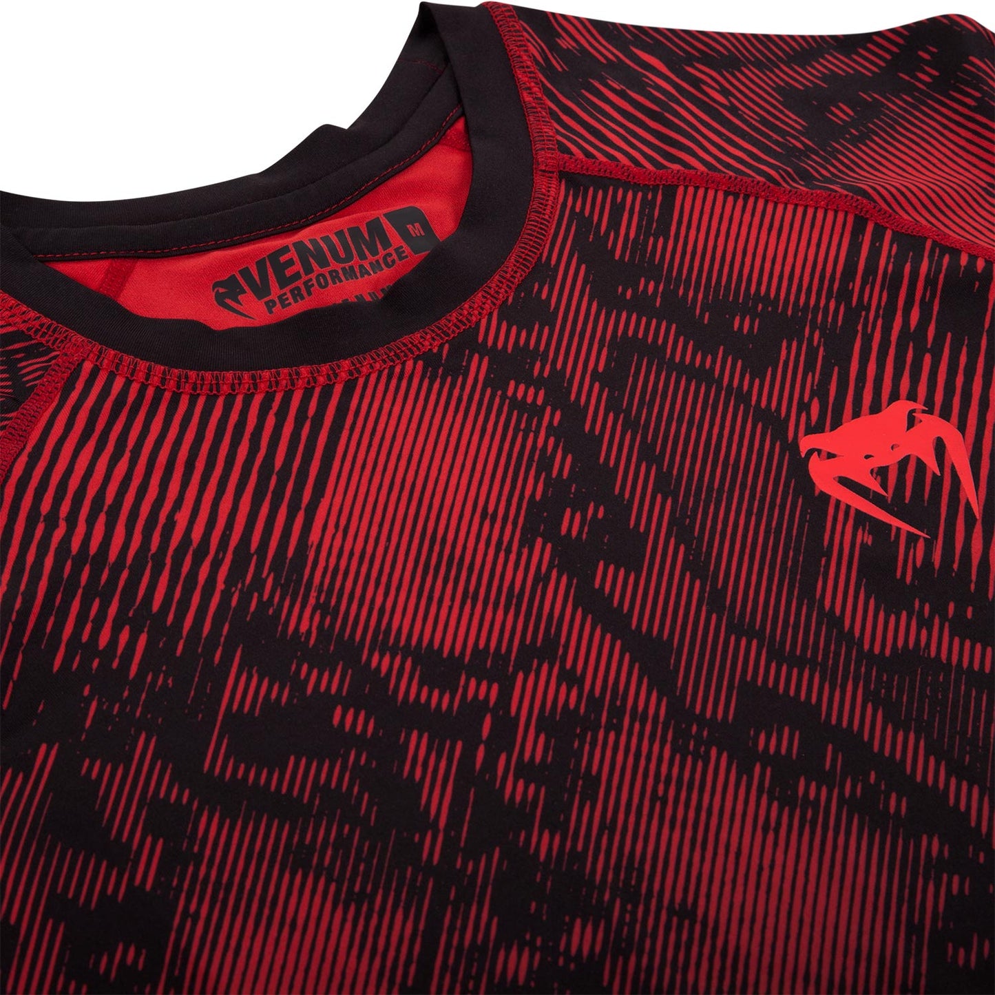 Venum Fusion コンプレッション Tシャツ（長袖） - ブラック/レッド