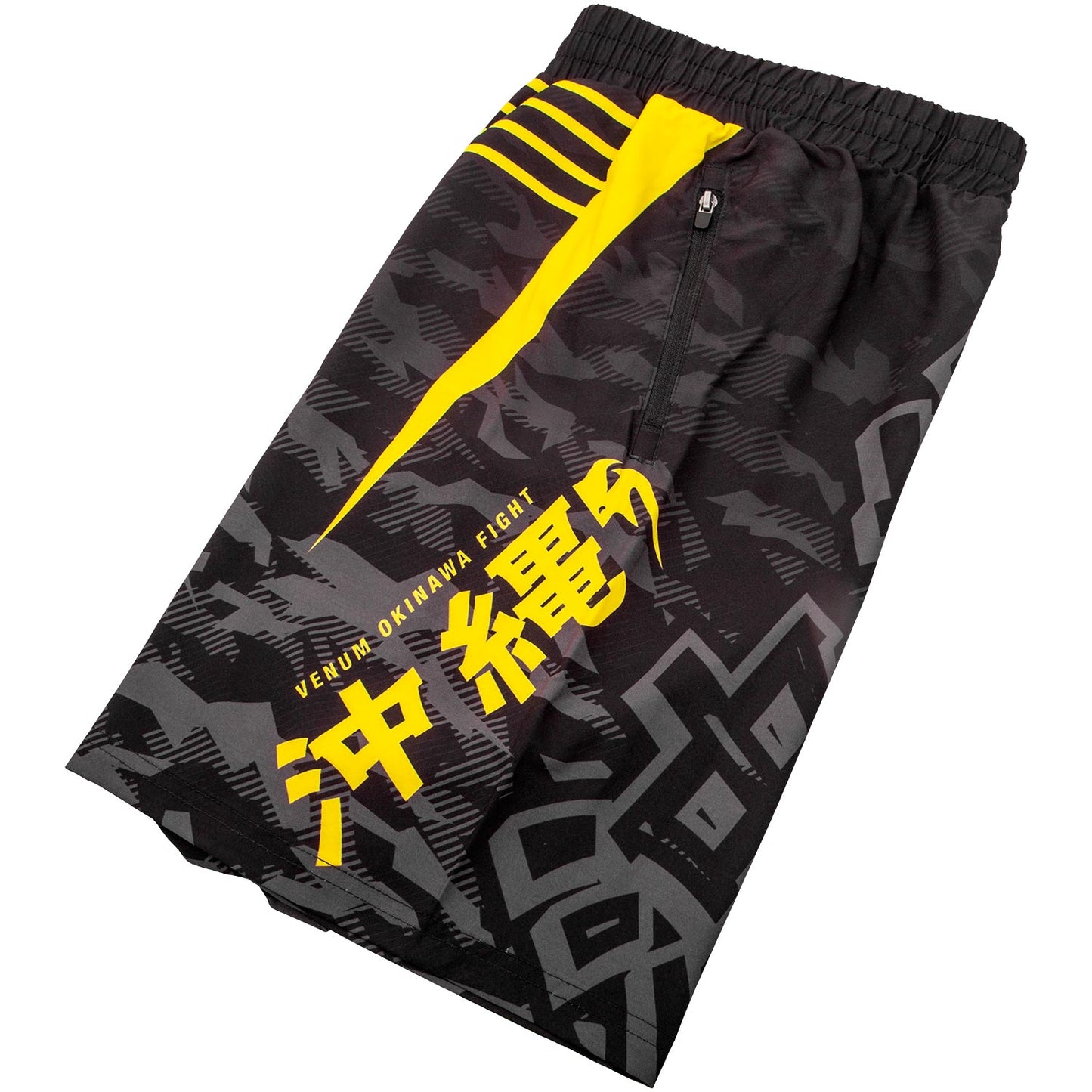 Venum Okinawa 2.0 トレー二ングショーツ - ブラック/イエロー