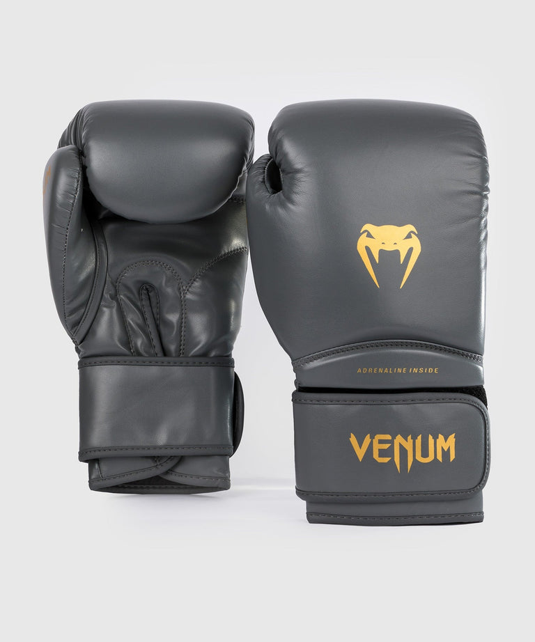 【限定品】 1.5 Contender Venum ボクシンググローブ グレー/ゴールド - ボクシング