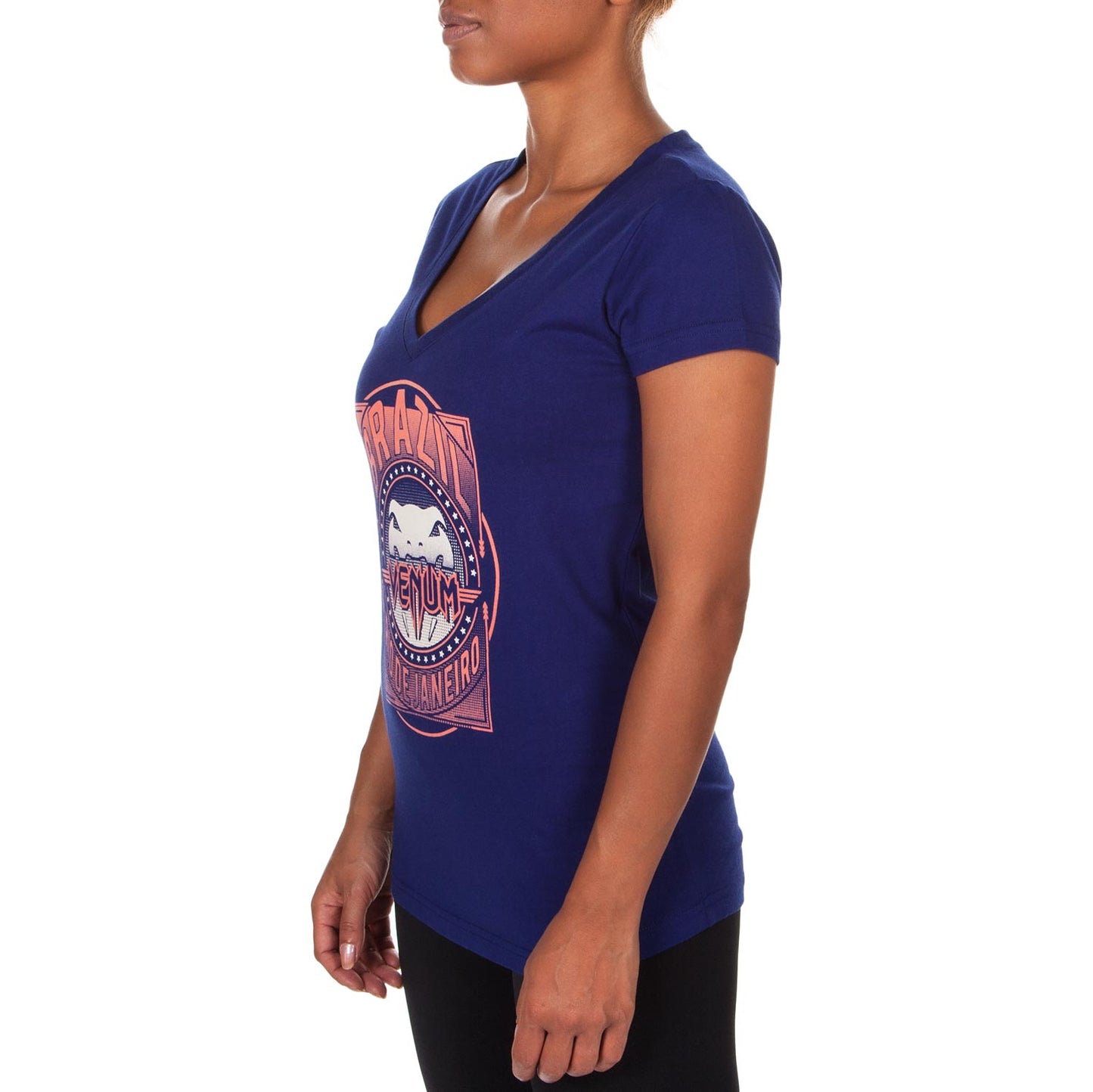 Venum Carioca 女性用 Tシャツ - ネイビー・ブルー