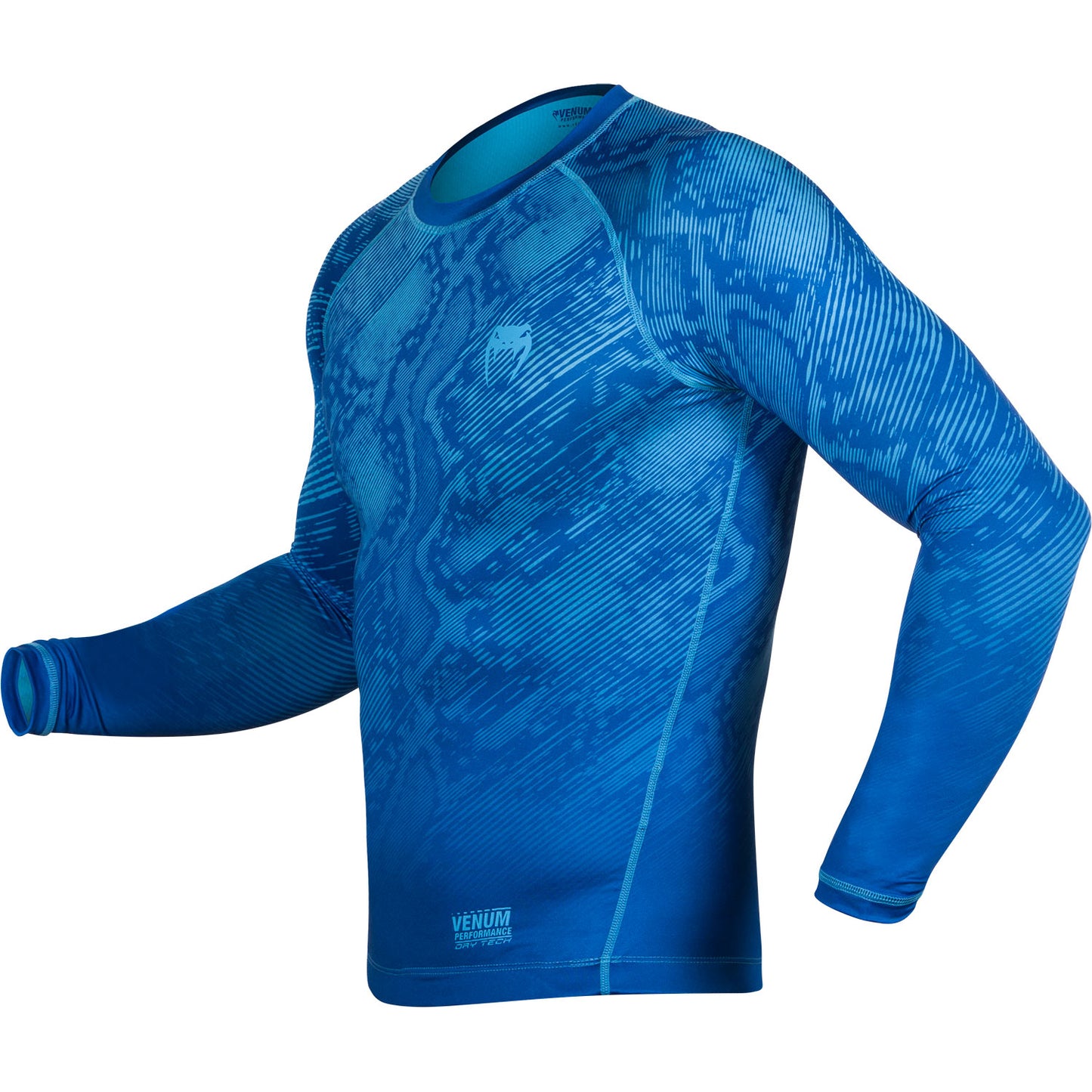 Venum Fusion コンプレッション Tシャツ（長袖） - ブルー