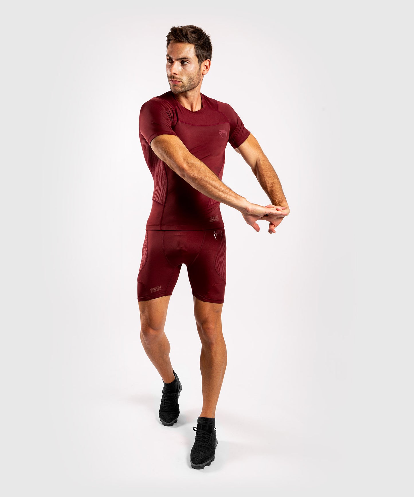 Venum G-Fit コンプレッションショーツ - ボルドー