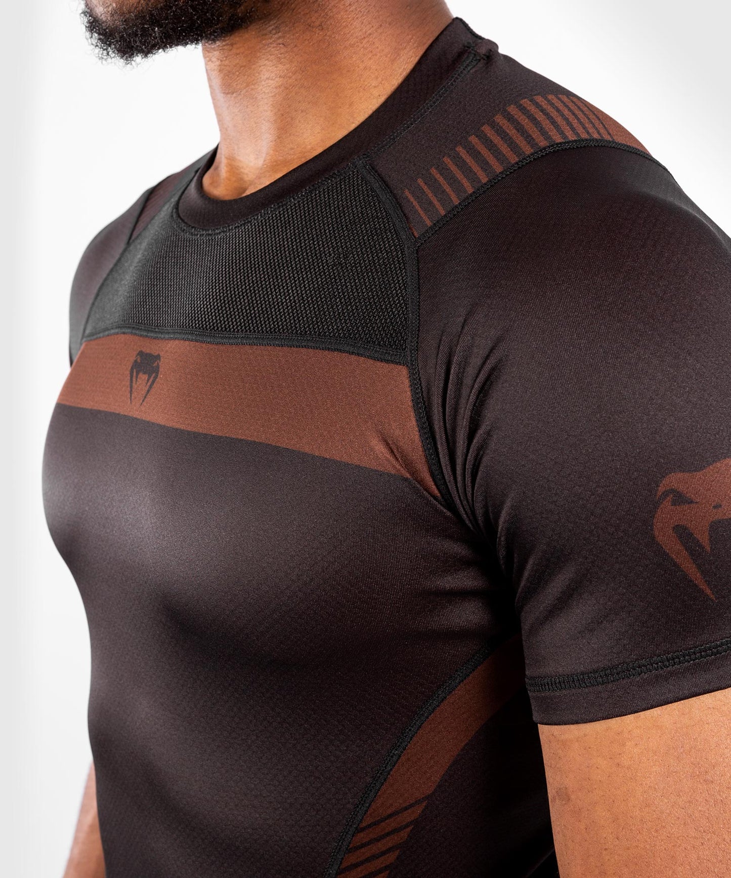 Venum No Gi 3.0コンプレッション T シャツ - 半袖 - 黒 / ブラウン