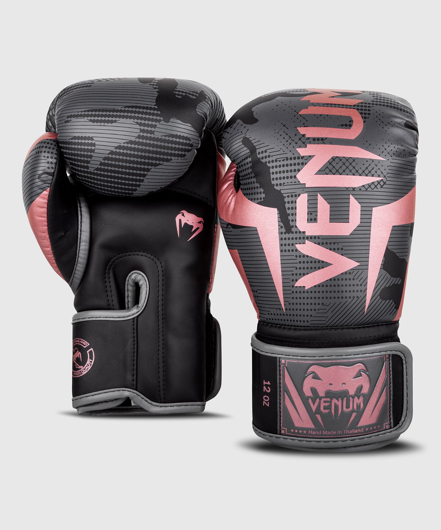 Venum Elite ボクシンググローブ - ブラック/ピンク・ゴールド – Venum