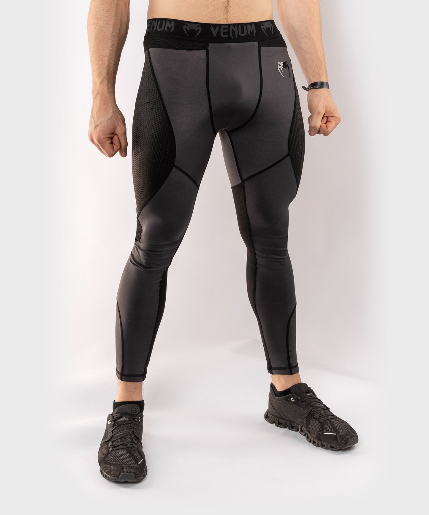 Venum G-Fit スパッツ - グレー/ブラック
