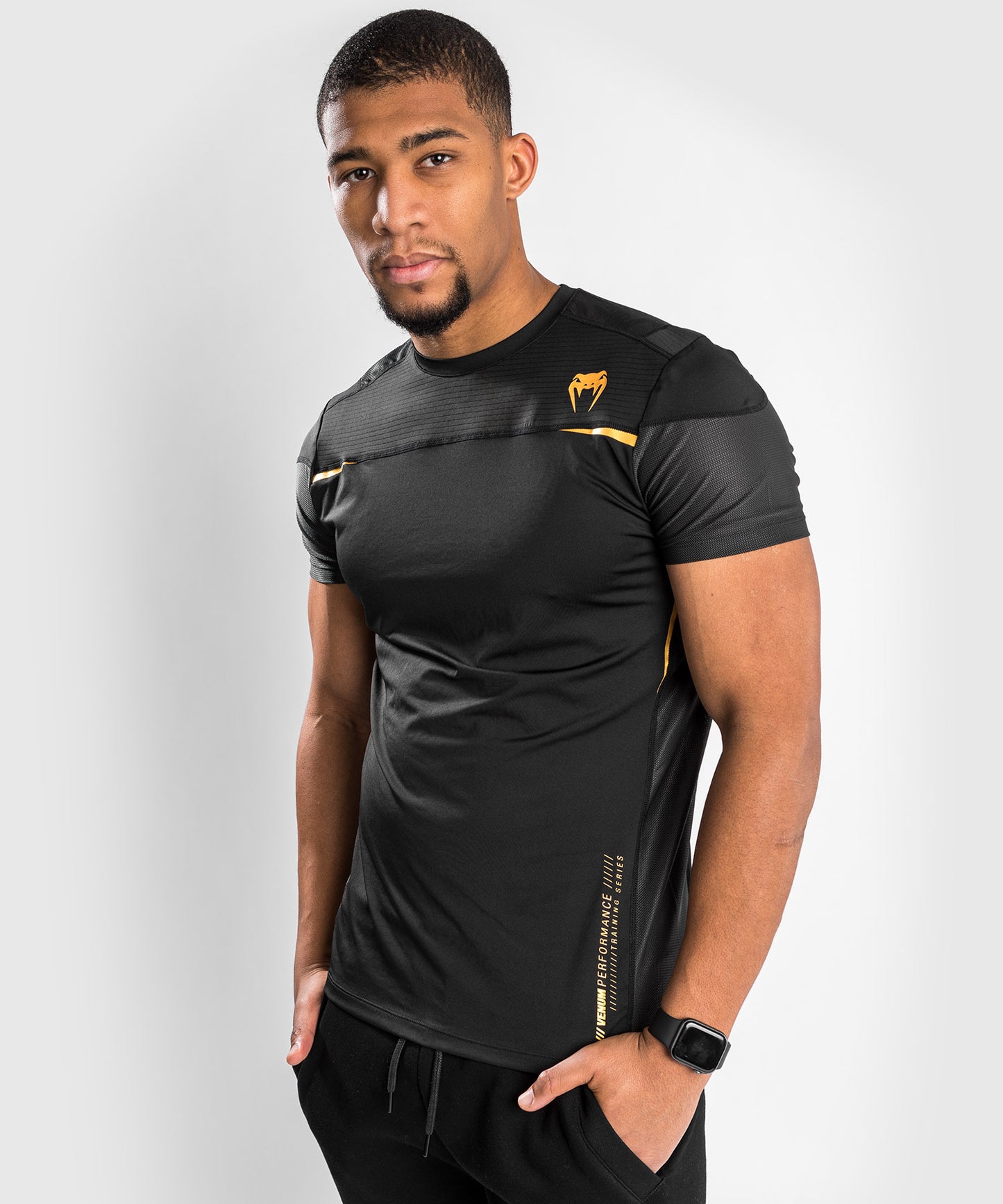 Venumテンペスト2.0ドライテックTシャツ - ブラック/ゴールド