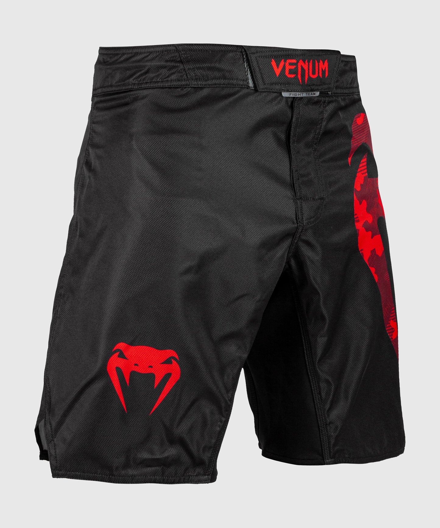 Venum Light 3.0 ファイトショーツ - ブラック/レッド
