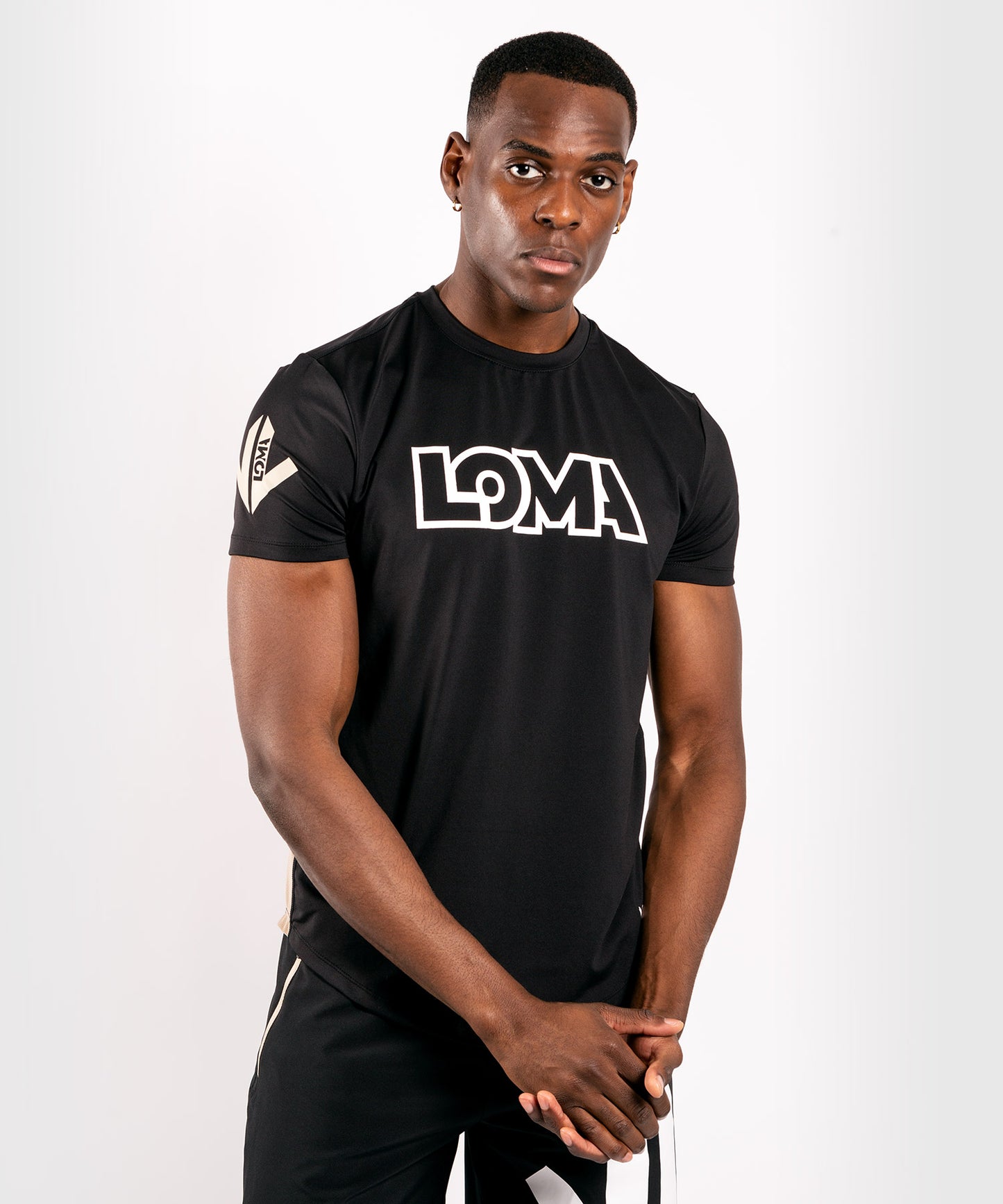 Venum Origins Dry Tech Tシャツ - ブラック/ホワイト