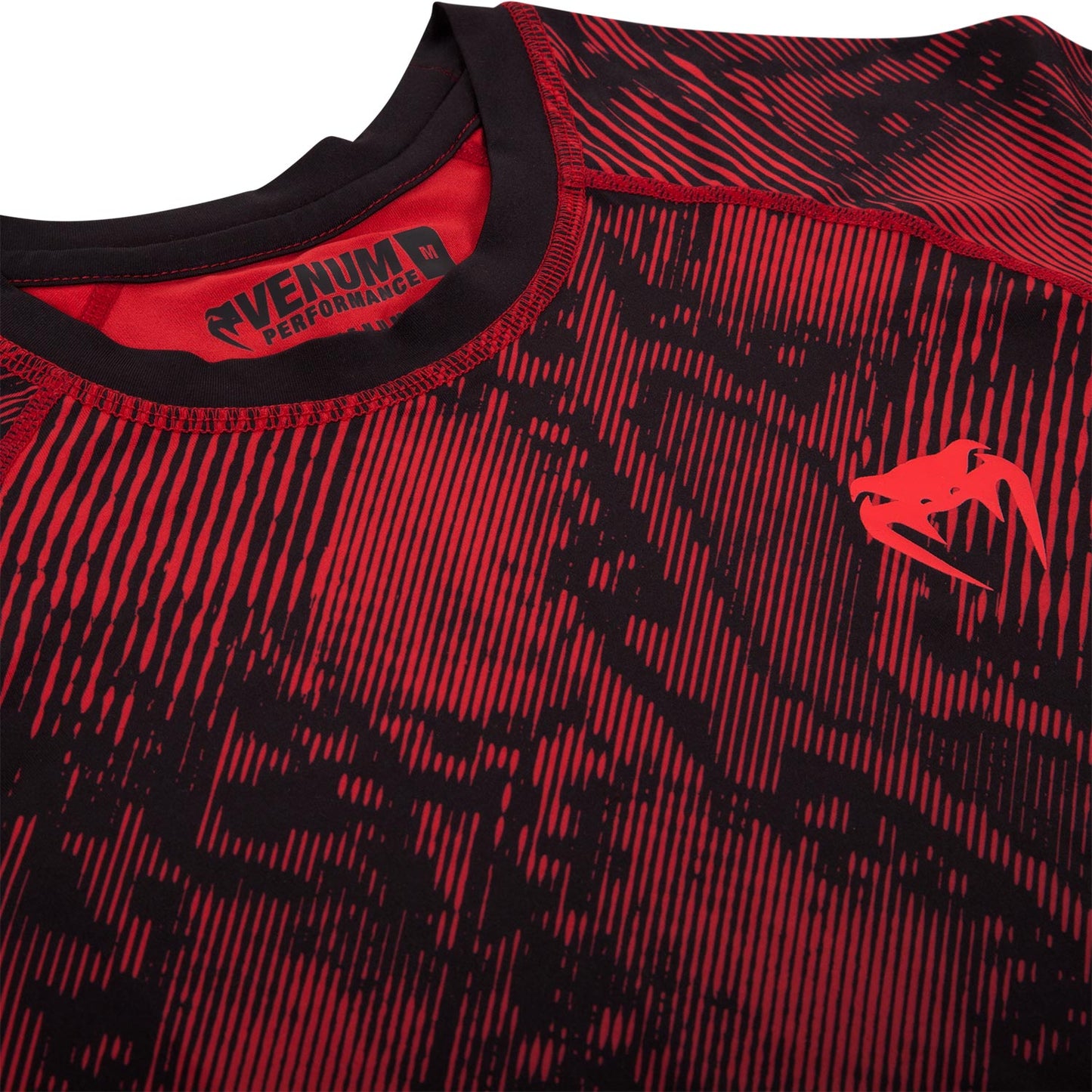 Venum Fusion コンプレッション Tシャツ（半袖） - ブラック/レッド
