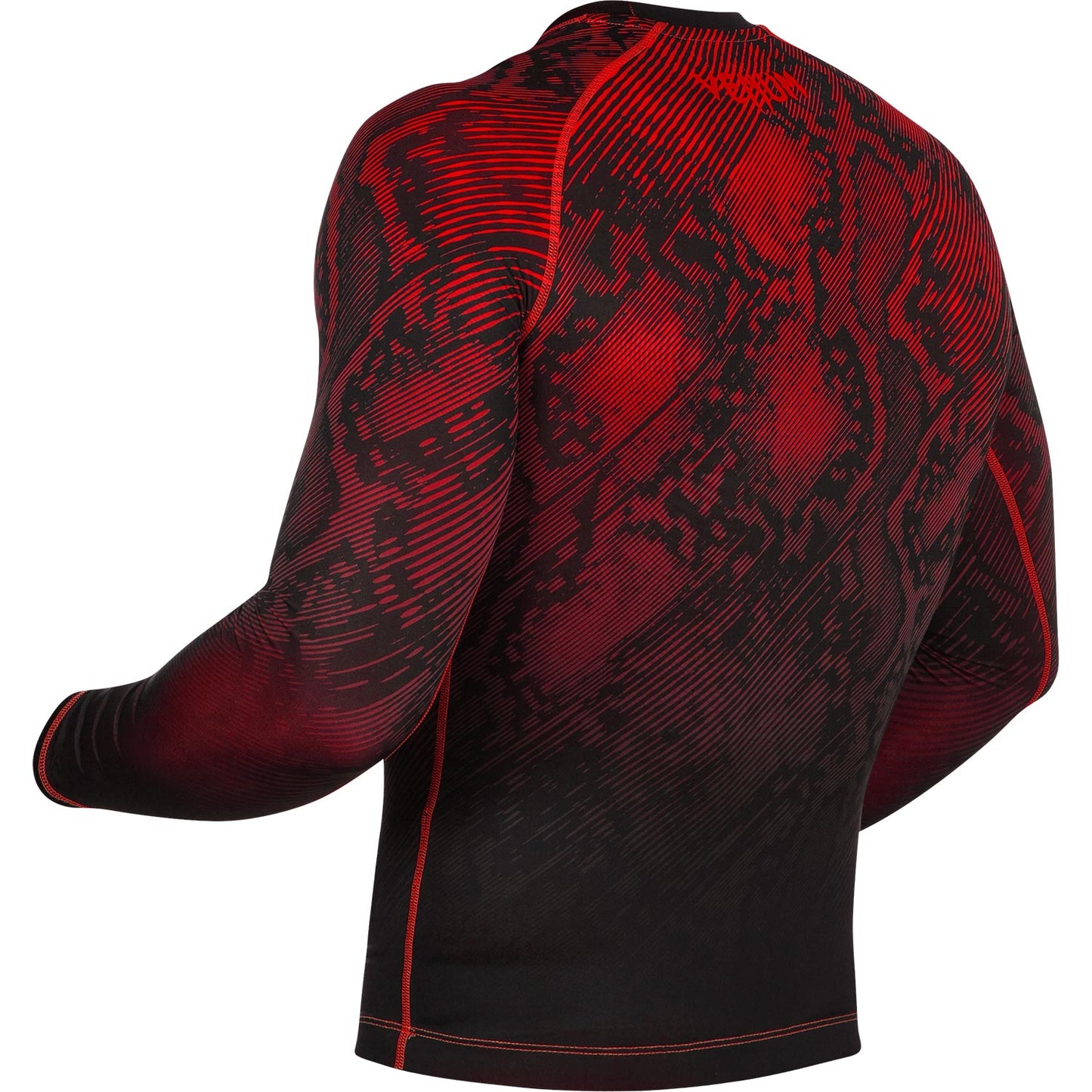 Venum Fusion コンプレッション Tシャツ（長袖） - ブラック/レッド
