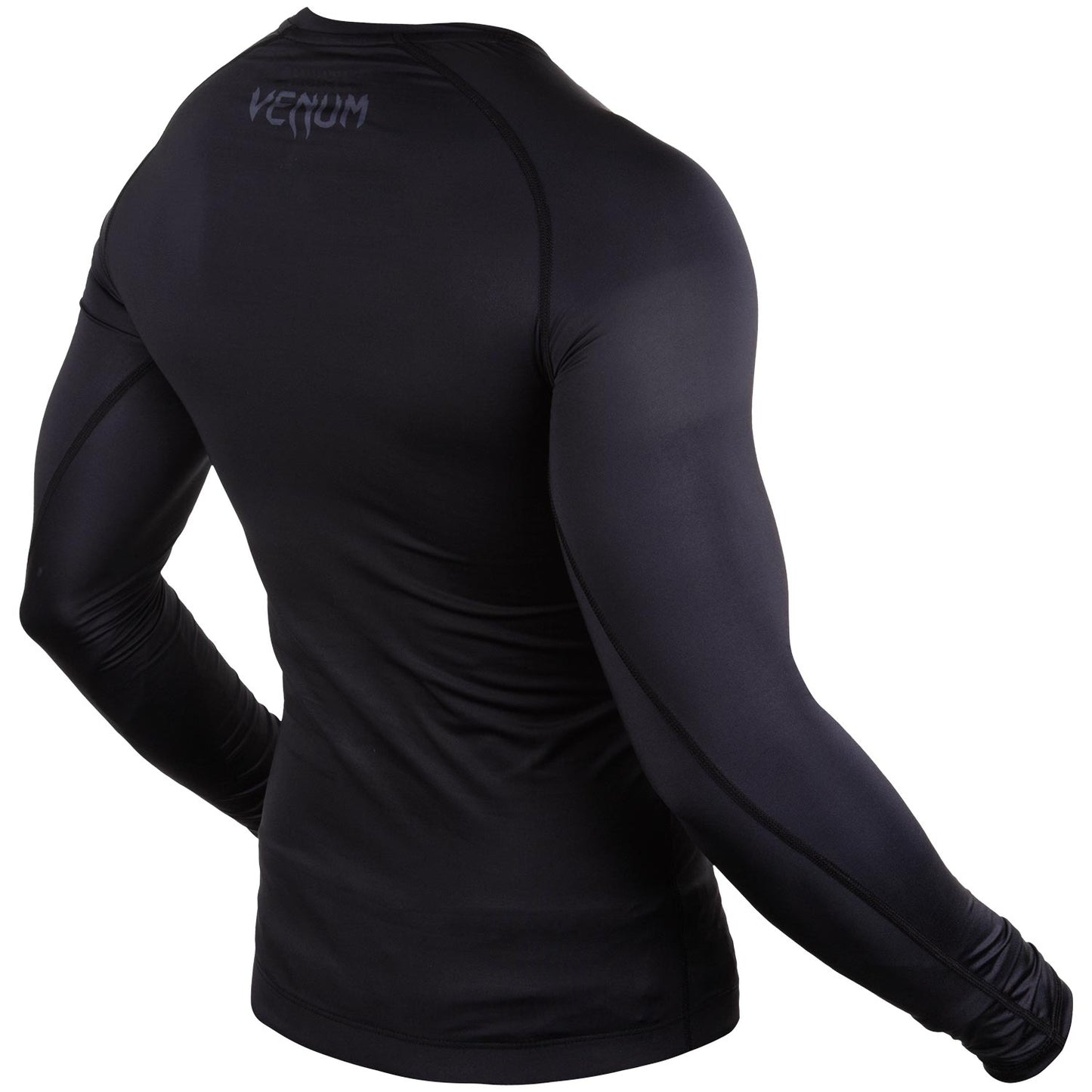 Venum Contender 3.0 コンプレッション Tシャツ - 長袖 - ブラック/グレー