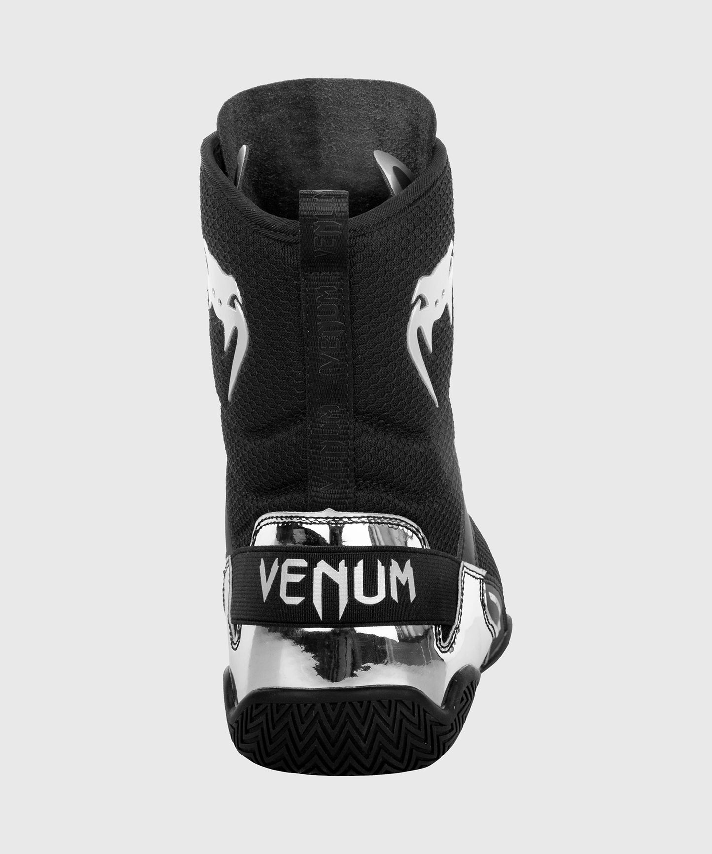 Venum Elite  ボクシングシューズ - ブラック/シルバー