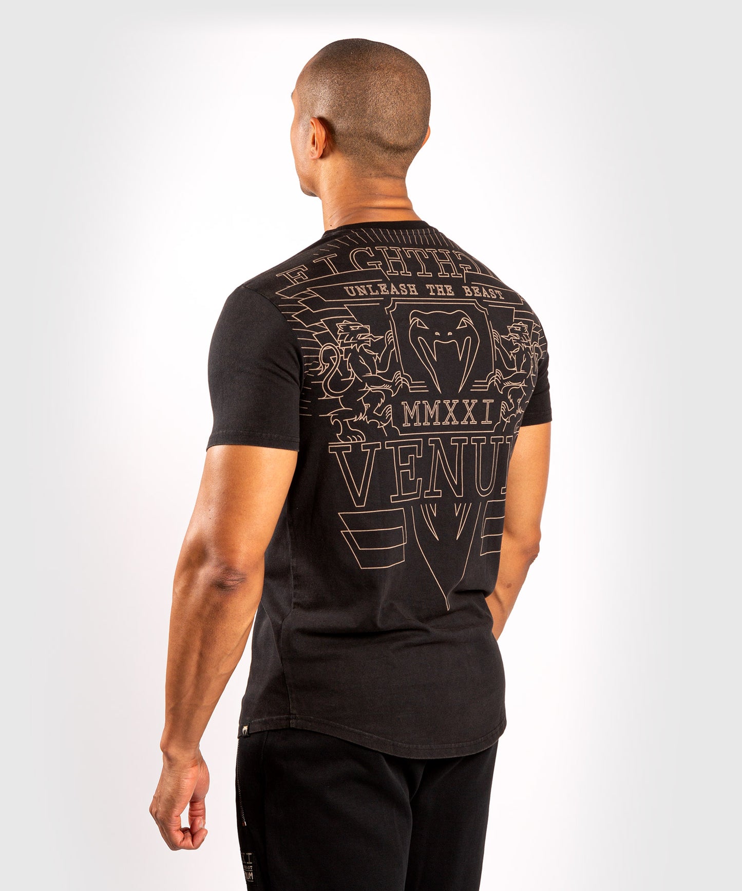 Venum ライオンズ21 Tシャツ - ブラック/サンド