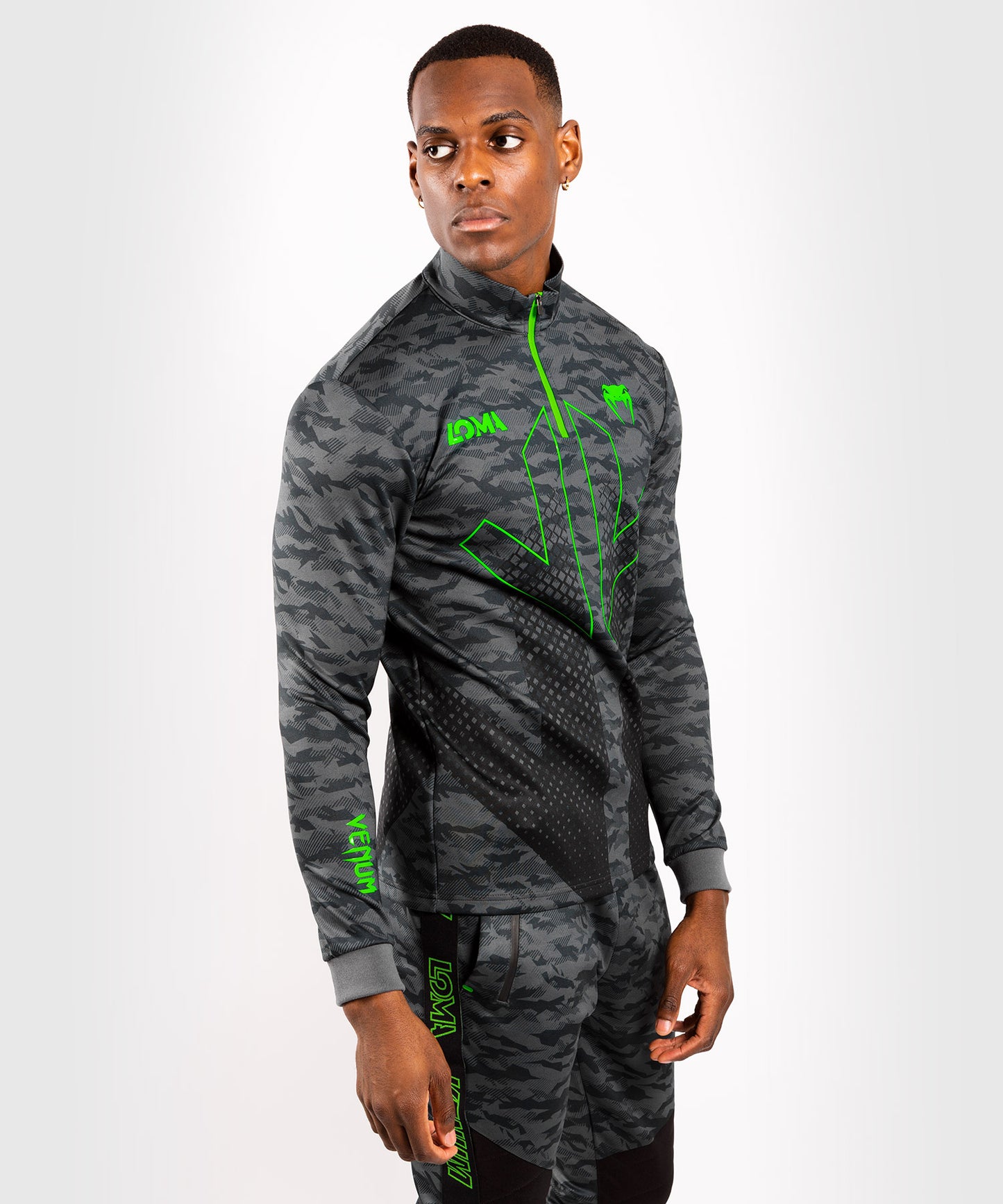 Venum Arrow Collared Zip スウェットシャツ（LOMA を象徴するコレクション） - 迷彩柄