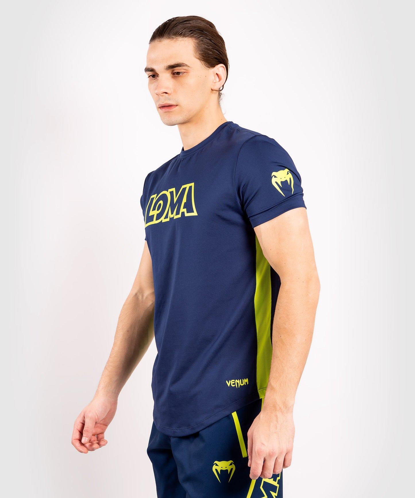 Venum Origins Dry Tech Tシャツ：ブルー／イエロー
