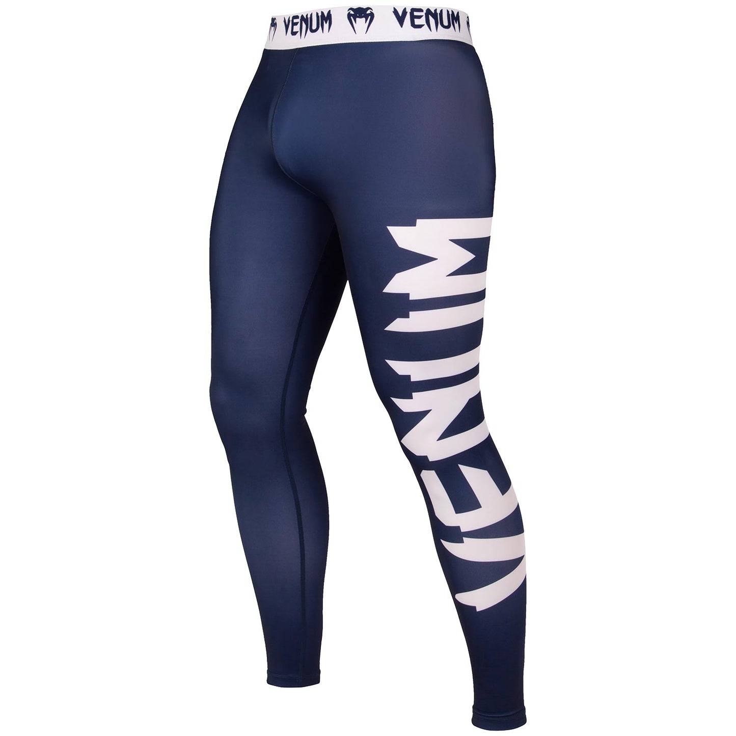 Venum Giant スパッツ - ネイビー・ブルー/ホワイト