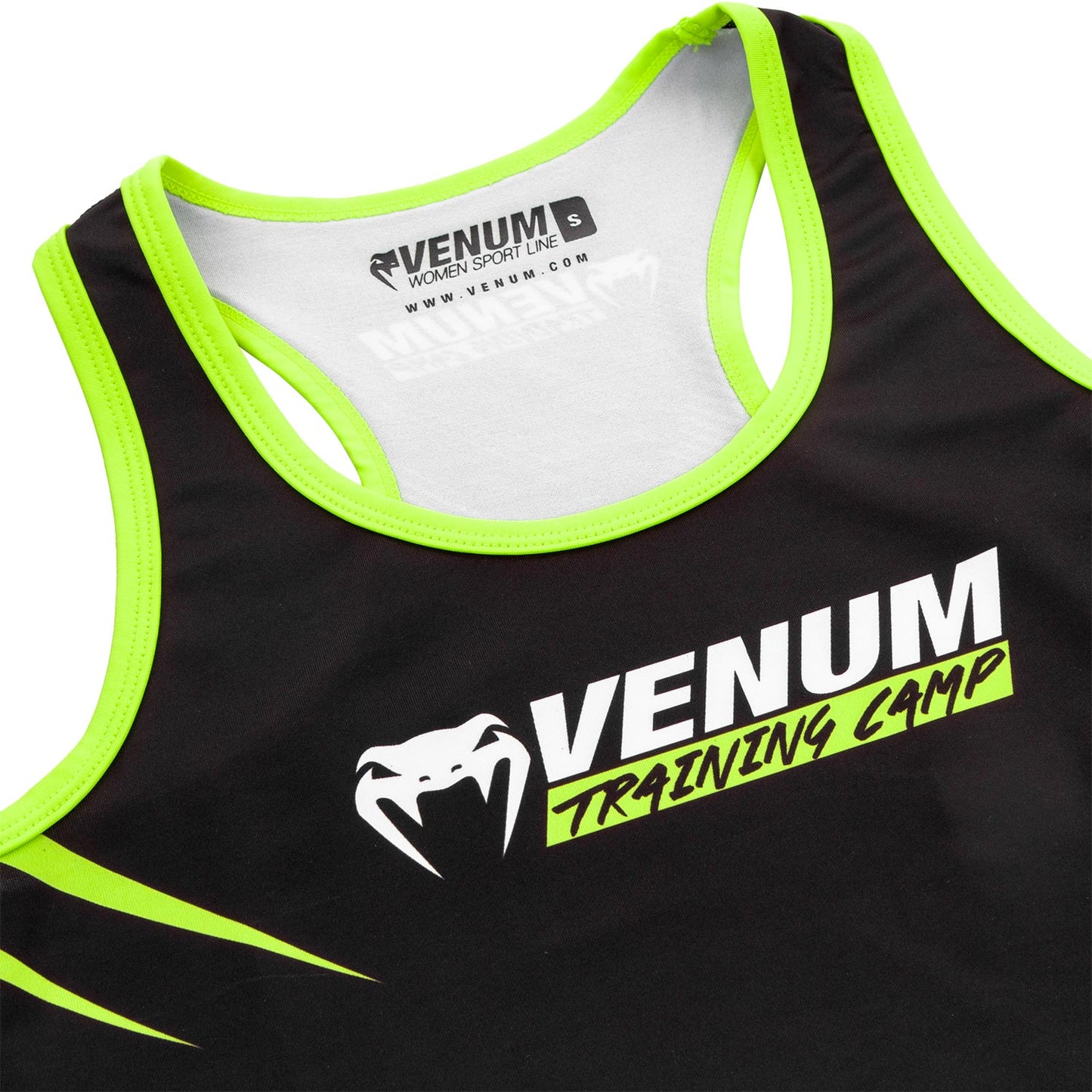 Venum Training Camp 2.0 タンクトップ - ブラック/ネオイエロー - レディース