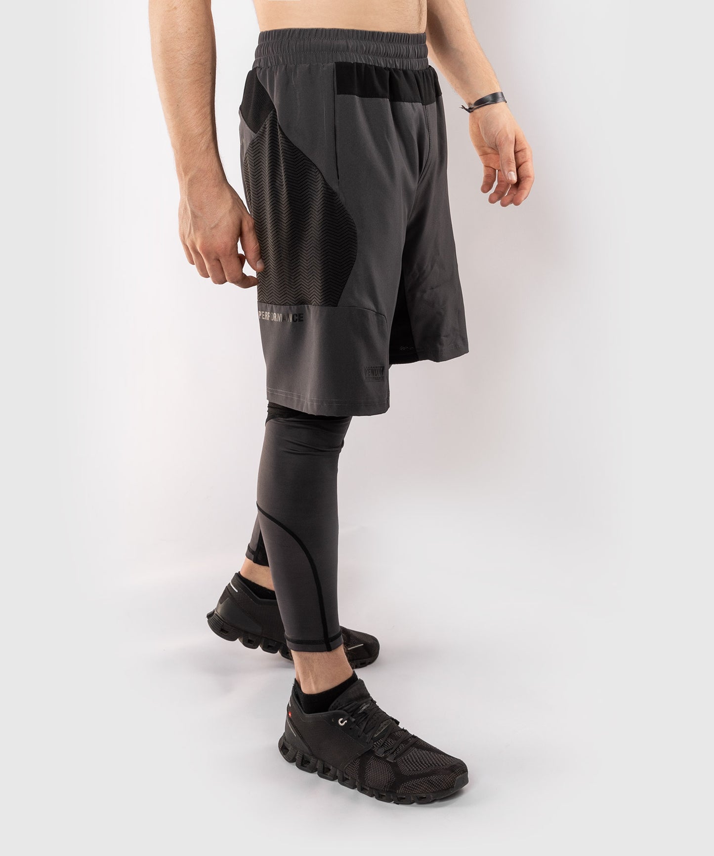 Venum G-Fit トレーニング ショートパンツ - グレー/ブラック