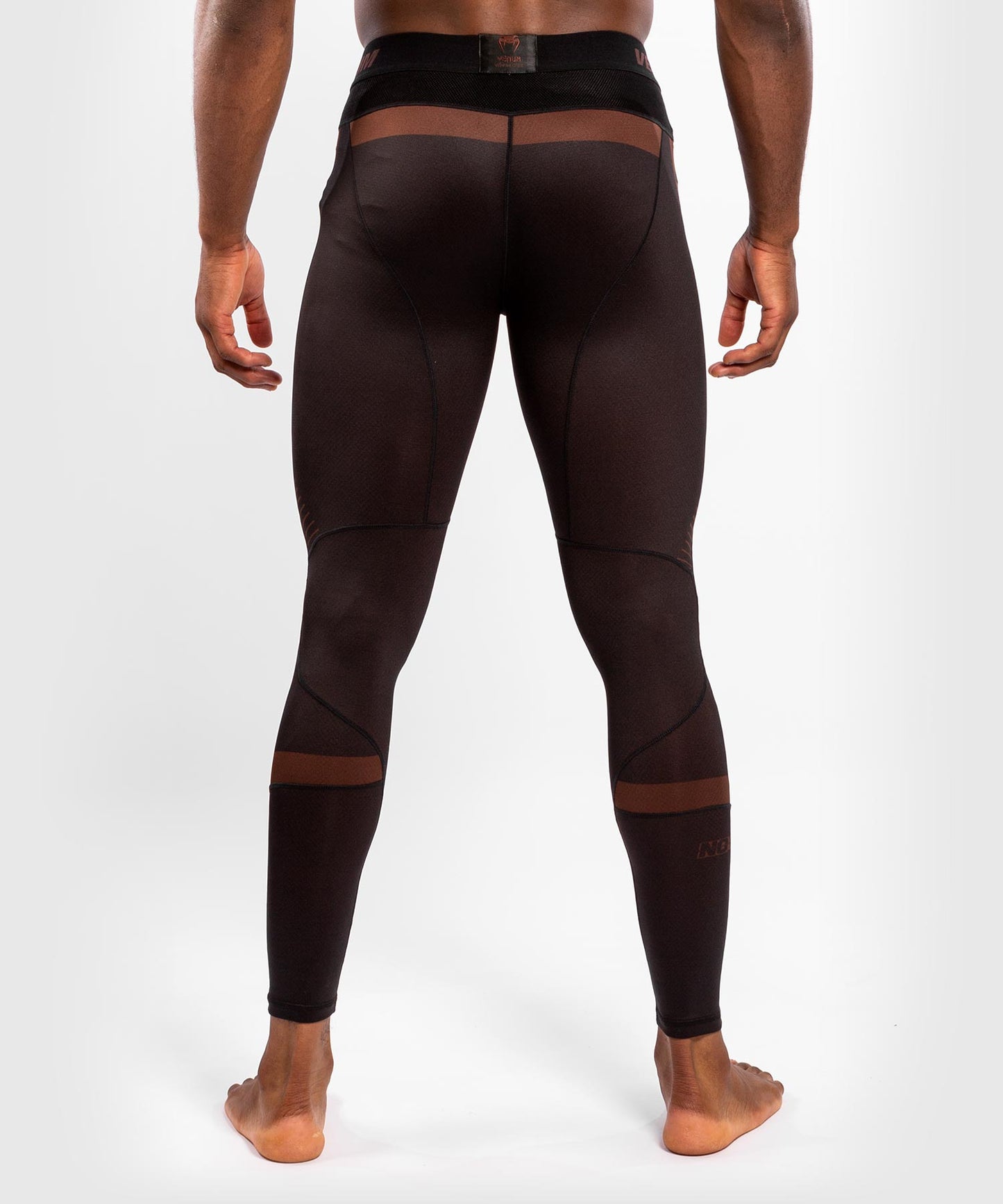 Venum No Gi 3.0コンプレッションパンツ - ブラック/ブラウン