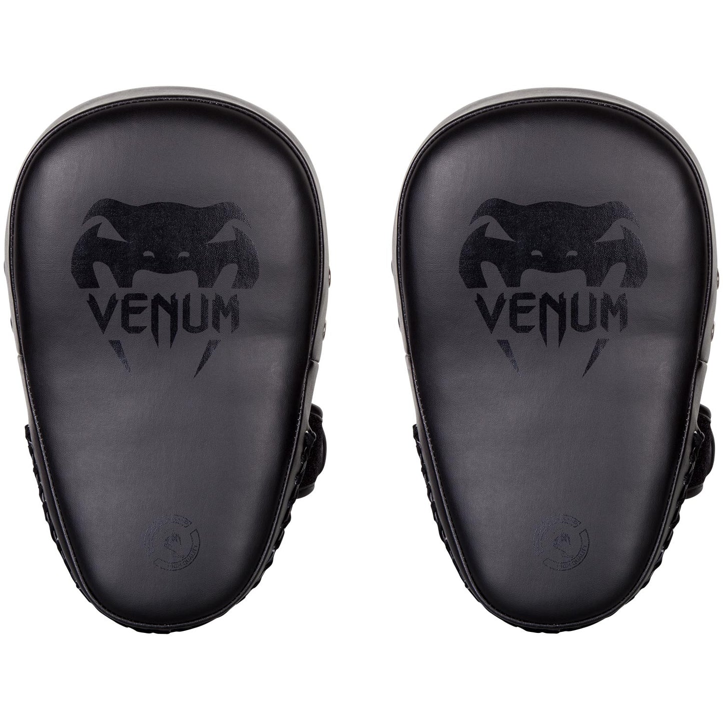 Venum Elite 小型キックパッド - ブラック/ブラック