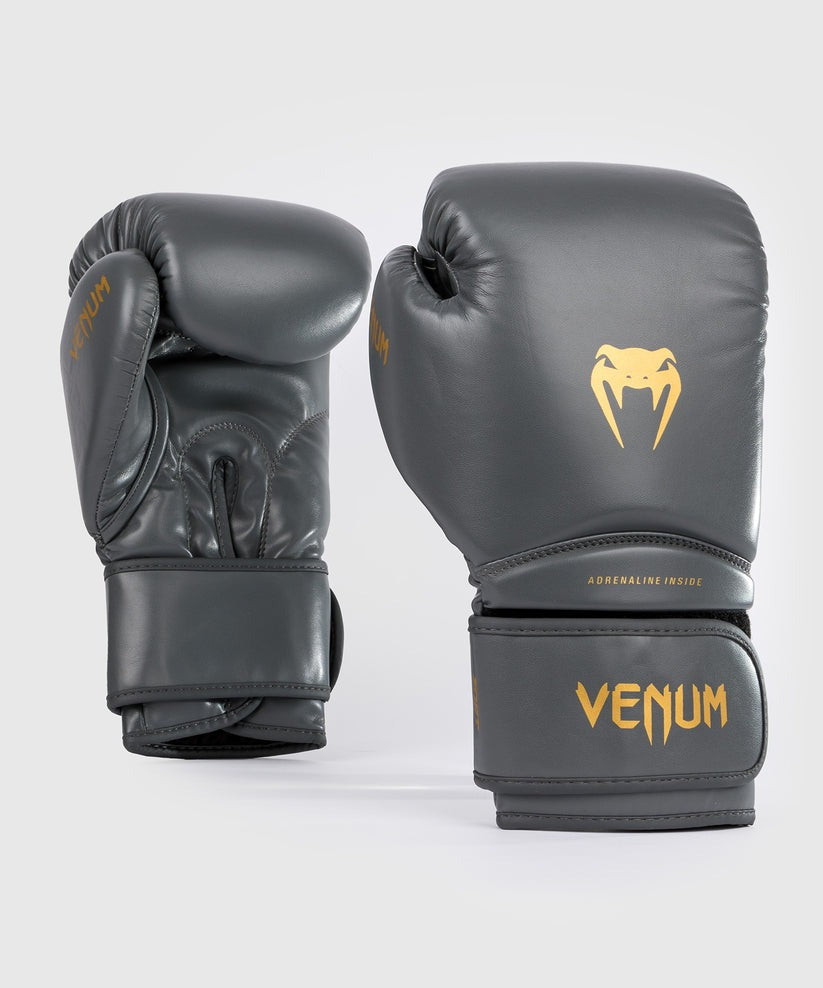 Venum Contender 1.5 ボクシンググローブ - グレー/ゴールド