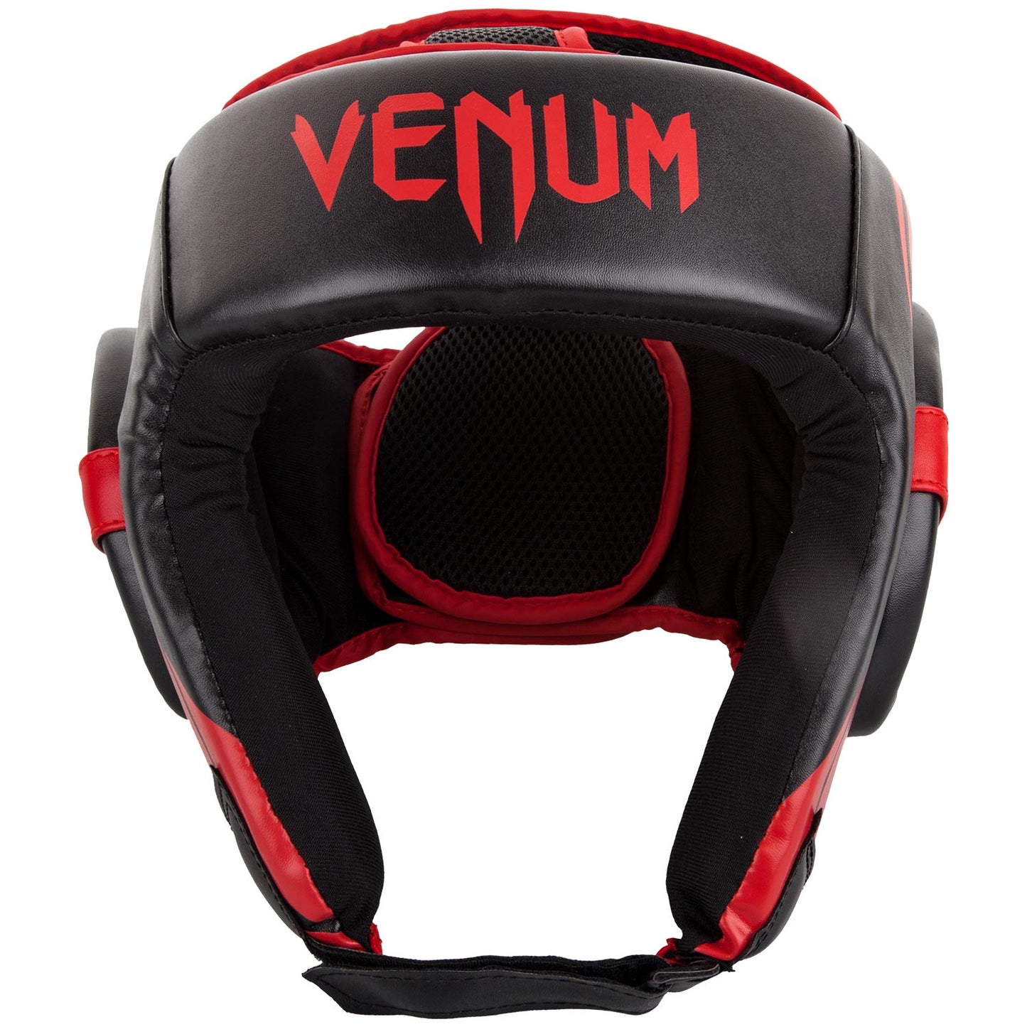 Venum Challenger オープンフェイスヘッドギア - ブラック/レッド