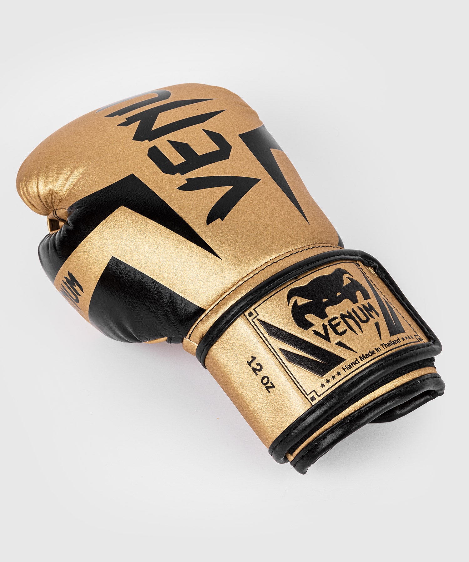 Venum Elite ボクシンググローブ - ゴールド/ブラック
